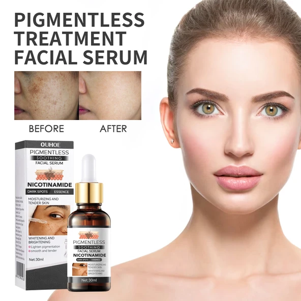 Cilt Aydınlatıcı Serum - Koyu Leke Giderici, Nemlendirici, İnce Çizgi Onarıcı - 30ml
