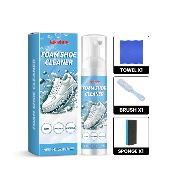 Ayakkabı Temizleme Köpüğü ve Kuru Temizleme Seti - 100ml