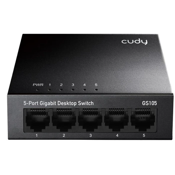 Cudy Gs105 5 Port 10/100/1000 Yönetilemez Desktop Metal Kasa Switch