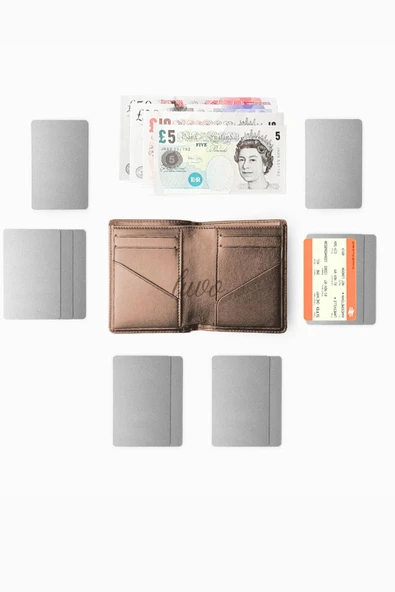 Gerçek Deri Cüzdan El Yapımı Hakiki Kadife Premium Deri İtalyan Dikiş 6 Kart Bölmeli Kompakt Cüzdan - 4
