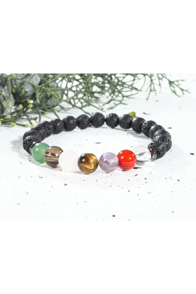 dns das notwendige shop Kadın Erkek Hediye Bileklik Çakra Doğaltaş Bileklik - 3