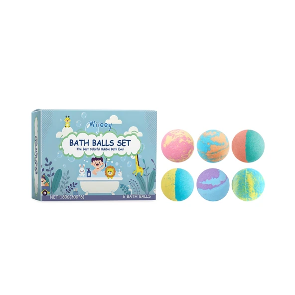 Çocuklar İçin Nemlendirici Banyo Topu - 180g (6 Adet)
