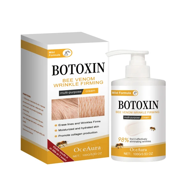 Sıkılaştırıcı ve Nemlendirici Vücut Kremi - Arı Zehri ve Bakır Tripeptit-1 İçerikli - 100g