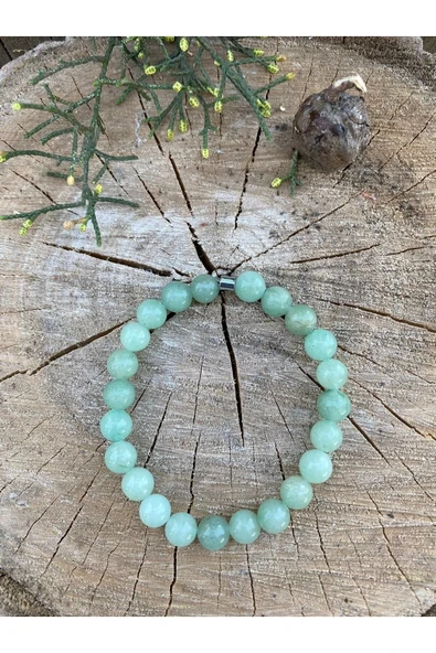 dns das notwendige shop Dasnotwendige Şans, Bolluk Ve Bereket Bilekliği Tam Tur Aventurin Doğal Taş Bileklik - 3