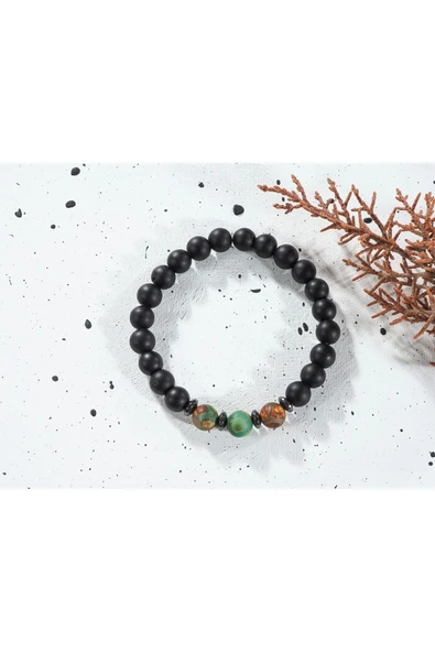 dns das notwendige shop Aşk,sevgi Ve Tutku Bilekliği Kadın,erkek Hediye Bileklik Tibet Akiği,oniks Doğaltaş Bileklik - 2