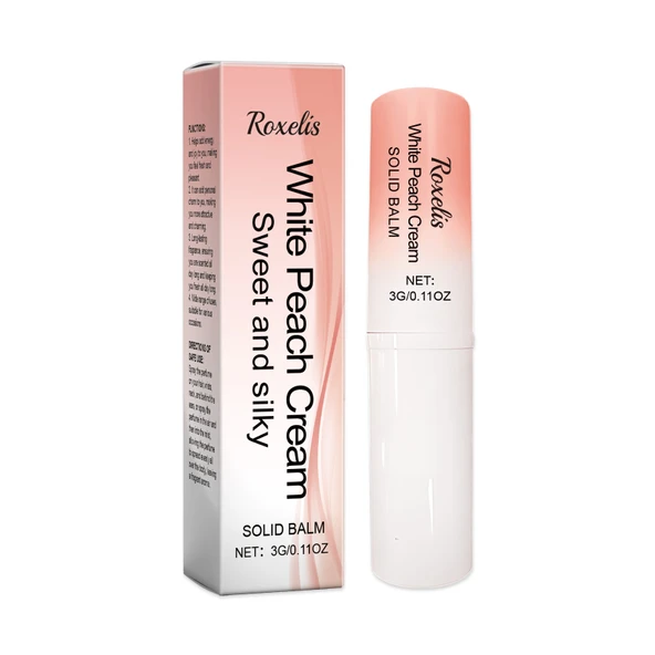 Katı Parfüm Balm - 3g (Beyaz Şeftali Süt Kremi)