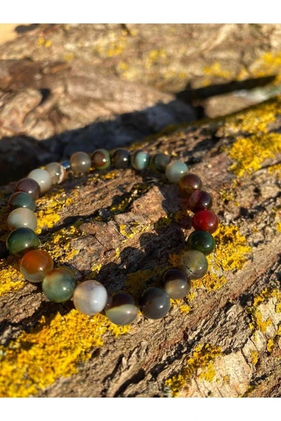 dns das notwendige shop Dasnotwendige Yosun Akik Doğal Taş Bileklik - 4