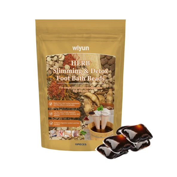Propolis, Zerdeçal ve Pelin Özlü Bitkisel Ayak Banyo Boncukları - 10 Adet