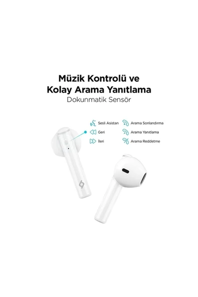 Airbeat Lite 2 Gerçek Kablosuz TWS Bluetooth Kulaklık - Resim 5