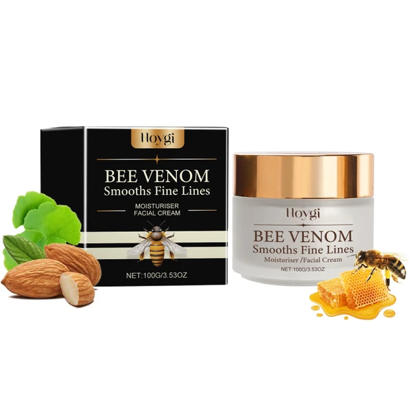 Arı Zehri Nemlendirici Yüz Kremi - Kırışıklık Azaltıcı, Sıkılaştırıcı, Nemlendirici - 100g