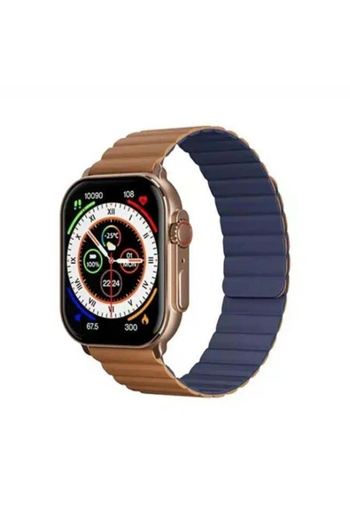 Imıkı Sf1 Gold/kahve Akıllı Saat;ı464710-6-2