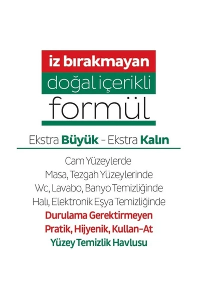 Sleepy Easy Clean Yüzey Temizlik Havlusu 100 x 4 - Resim 5