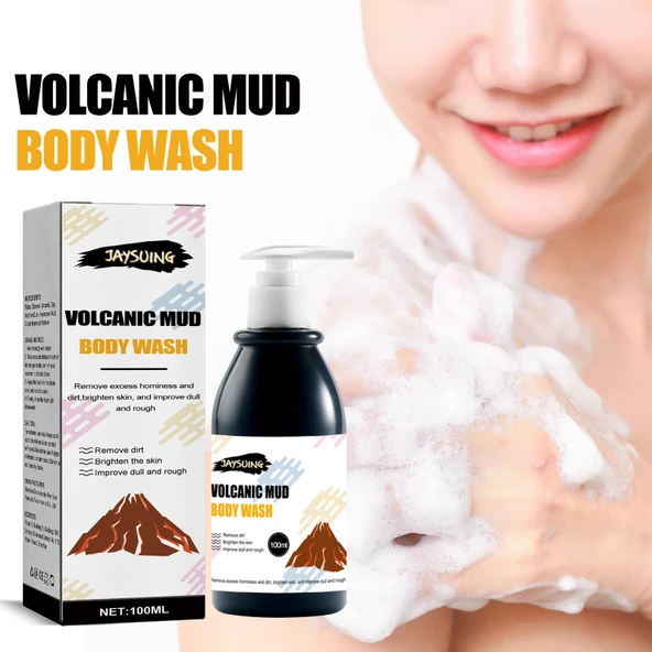 Volkanik Çamur Vücut Yıkama Jeli - 100ml - Beyazlatıcı ve Nemlendirici