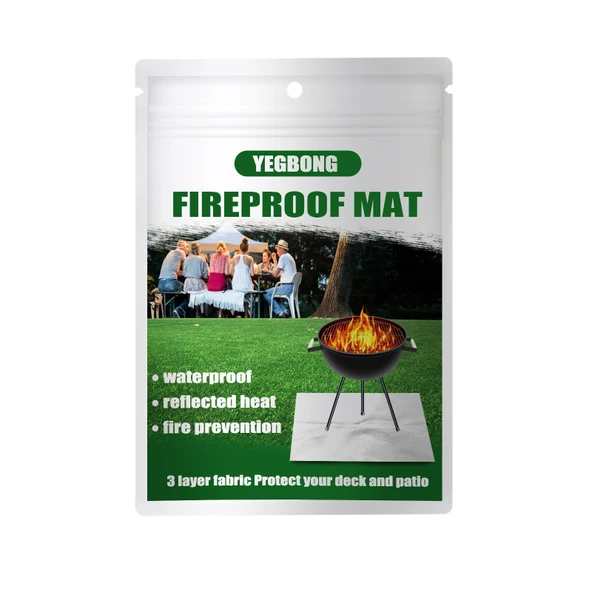 Mangal Altı Koruyucu Mat - 150x100cm - Isı Yalıtımlı