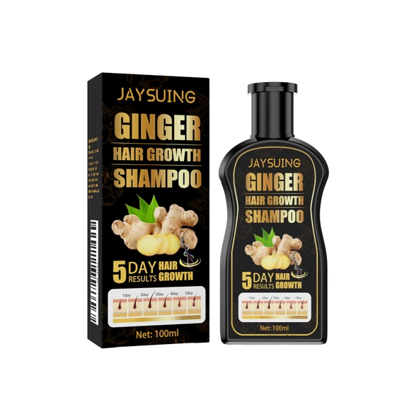 Zencefilli Saç Bakım Şampuanı - Derinlemesine Temizlik, Nemlendirici, Onarıcı, Yumuşak, Hacimli - 100ml