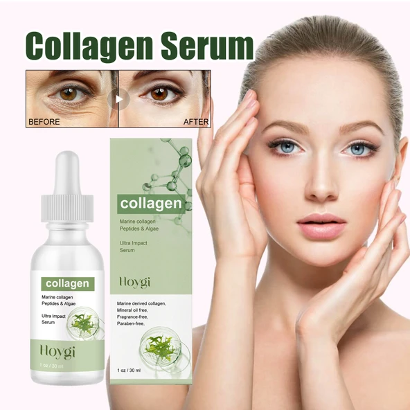 Kırışıklık Karşıtı Kolajen Serum - Cilt Sıkılaştırıcı ve Nemlendirici - 30ml