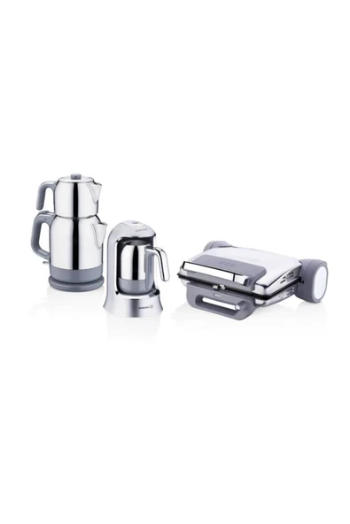 Korkmaz A1858 Inox 7 Parça Elektro Set Çeyiz Paketi