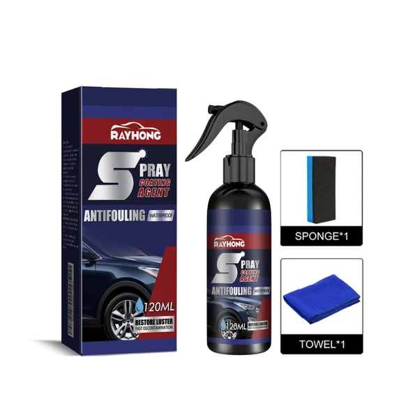 Otomobil Bakım Spreyi - Nano Kaplama - Parlatıcı ve Koruyucu - 1 Set