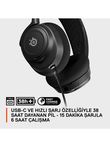 SteelSeries Arctis Nova 7 Kablolu/Kablosuz Kulak Üstü Oyuncu Kulaklığı - 2