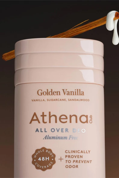 Athena Club Golden Vanilla Alüminyumsuz Tüm Vücut Stick Deodorant 85GR - 3