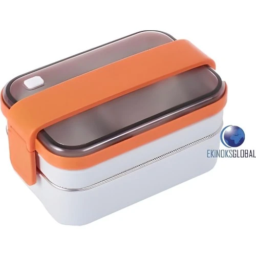 Vagonlife Çelik Pudra Koyu Gri Beslenme Kabı Sefer Tası 1200 ml BL20183