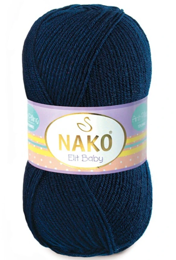 Nako Elit Baby Örgü Bebe İpi 10094 Lacivert