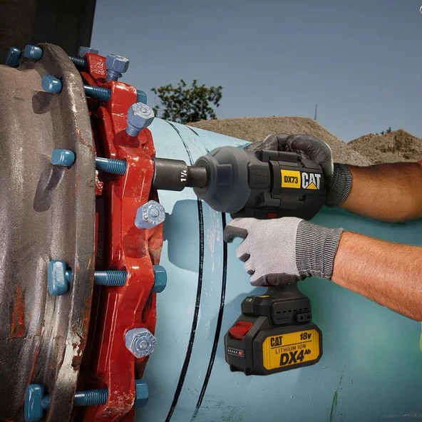 CAT DX73B 18Volt 1700/2100Nm Kömürsüz Profesyonel Şarjlı Somun Sıkma (Akü Dahil Değildir) - 8