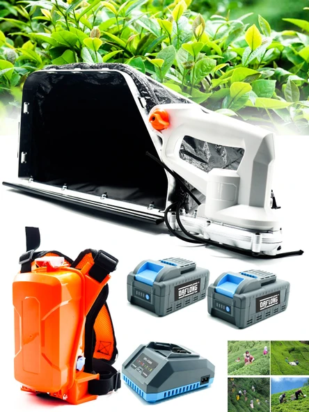 Rowermax DAFLONG 1.2 Kg Akülü 16 Saat Çalışma Suya Dayanıklı Çay Kesme Çay Toplama Makinesi