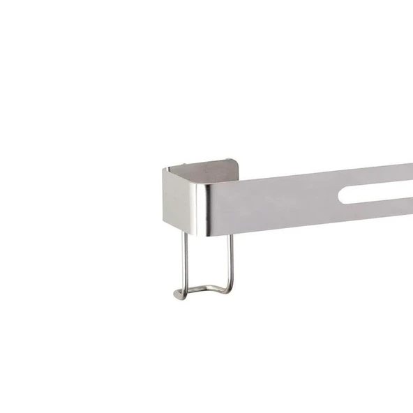 Saban Premium Plus Tekli Havlu Askısı – Parlak Paslanmaz Çelik, 40.5 cm - 4