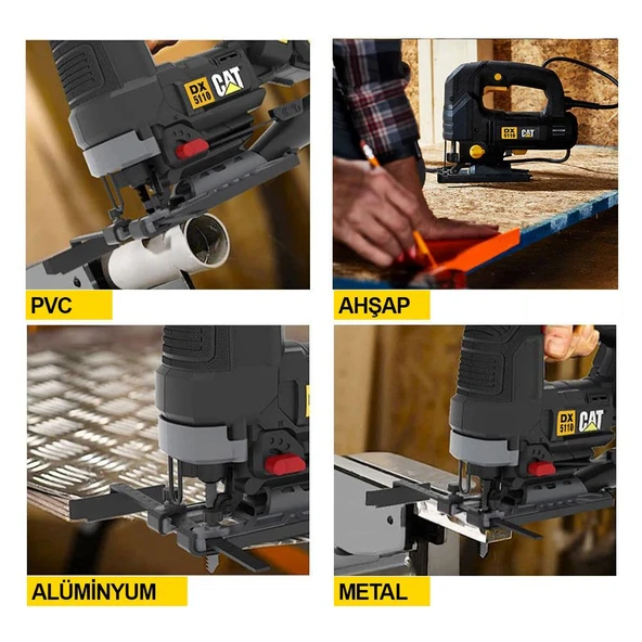 CAT DX5110 780Watt Profesyonel Devir Ayarlı Dekupaj Testere - 12