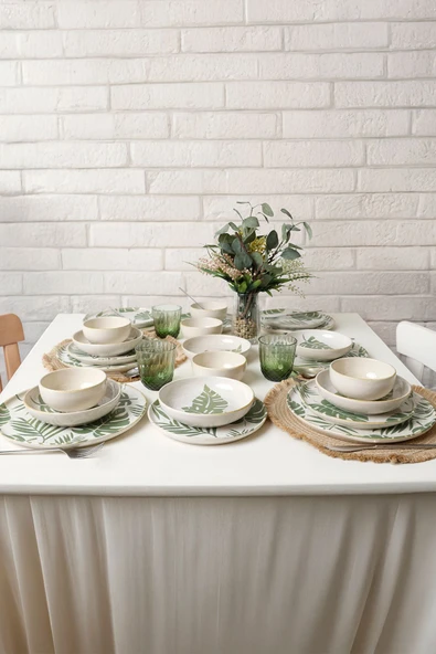 Keramika Forest Yemek Takımı 24 Parça 6 Kişilik 22726-27-28 - Resim 6