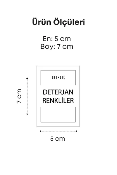 4 Lü Sıvı Toz Tablet Deterjan Etiketi- Deterjan Düzenleyici Sticker Etiket - 3