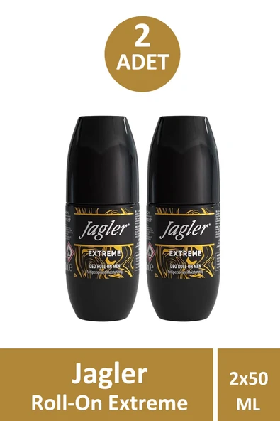 Jagler Roll-On Extreme Erkek 50 ml 2 Adet