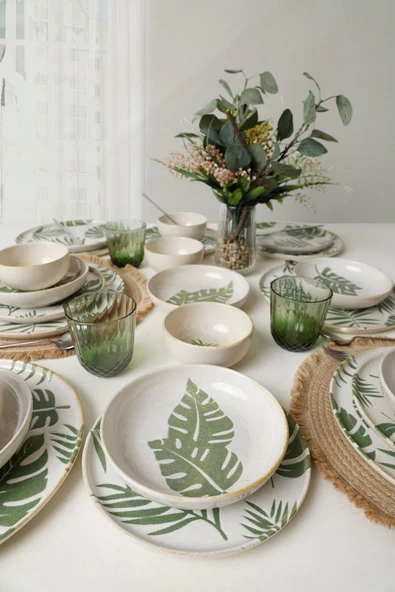 Keramika Forest Yemek Takımı 24 Parça 6 Kişilik 22726-27-28 - Resim 2