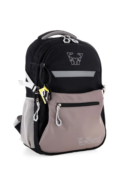 Ççs 51779 Çocuk Okul Sırt Çantası Siyah Gri - 2