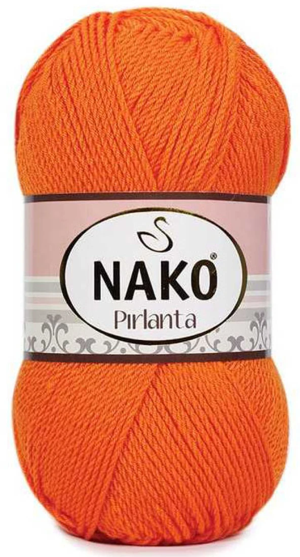 Nako Pırlanta Örgü İpi 6733 Turuncu