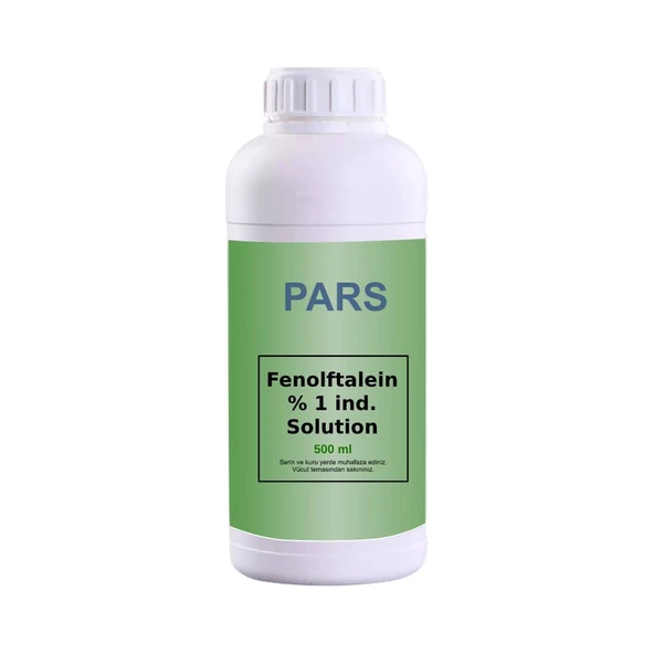 Fenolftalein % 1 ind. Solution 500 ML ürün görseli