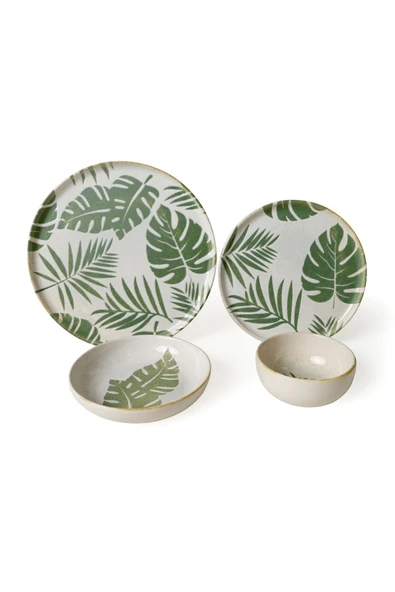 Keramika Forest Yemek Takımı 24 Parça 6 Kişilik 22726-27-28 - Resim 7