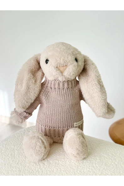 MOISY Knitzy Uyku Arkadaşı Peluş Tavşan 34 cm