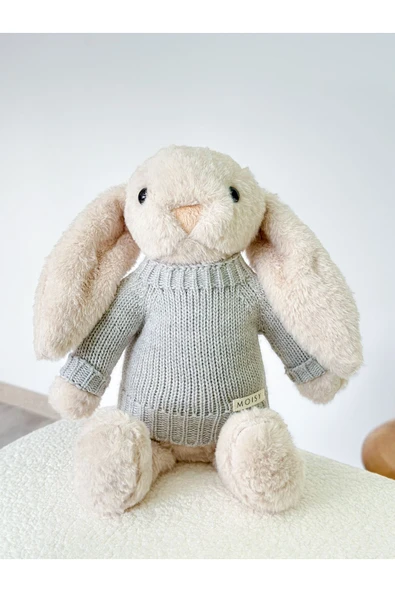 MOISY Knitzy Uyku Arkadaşı Peluş Tavşan 34 cm