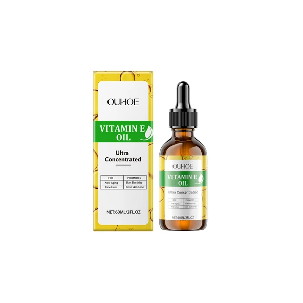 E Vitamini Esansiyel Yağı - 60ml - Cilt Nemlendirici ve Sıkılaştırıcı
