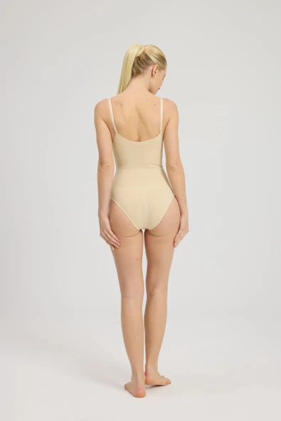 2 Beden Toparlayıcı Zıbın Korse Ten - Resim 3