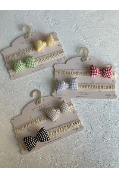 MOISY Pötikare 2'li Bebek Saç Bandı (KAHVERENGİ - SİYAH) - 3