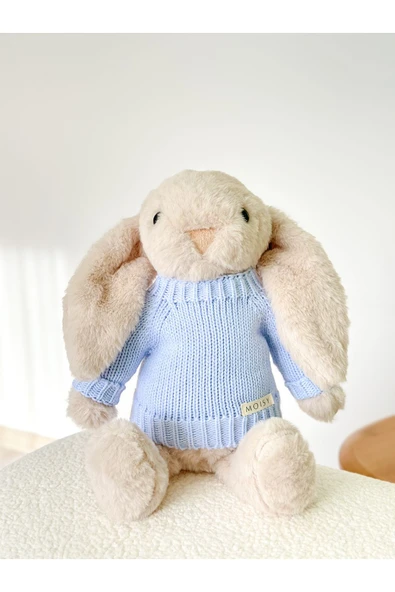 MOISY Knitzy Uyku Arkadaşı Peluş Tavşan 34 cm