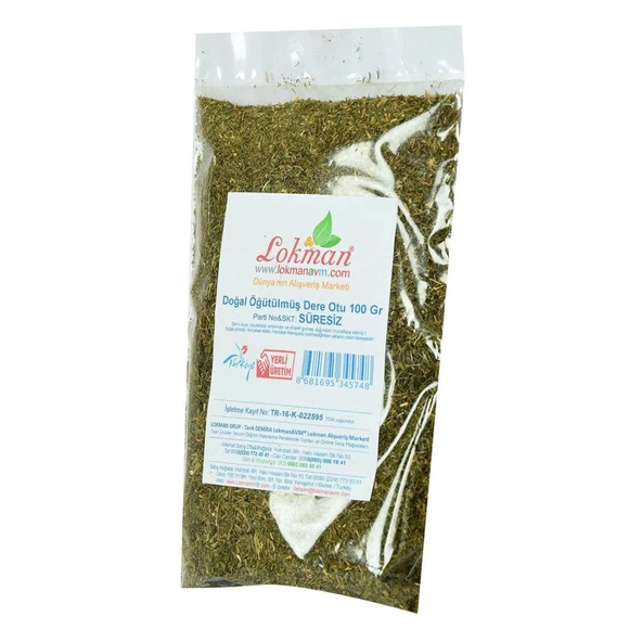 Doğal Öğütülmüş Dere Otu Tozu Saf Dereotu Tozu 100Gr Paket - 3