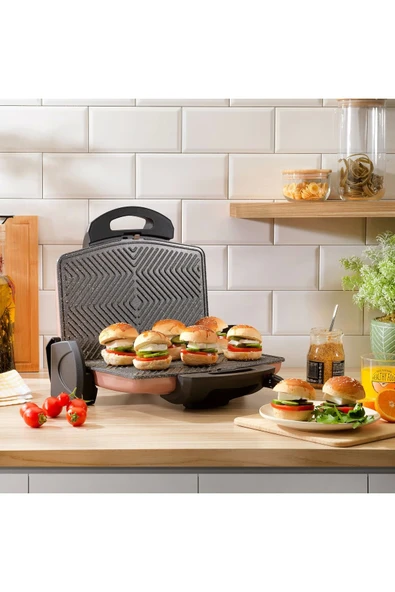 Schafer Grill Chef Tost Makinesi Rosegold