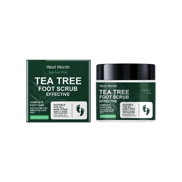 Çay Ağacı Özlü Ayak Peelingi - 100g - Nemlendirici ve Pürüzsüzleştirici