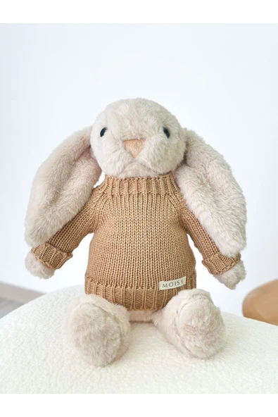 MOISY Knitzy Uyku Arkadaşı Peluş Tavşan 34 cm