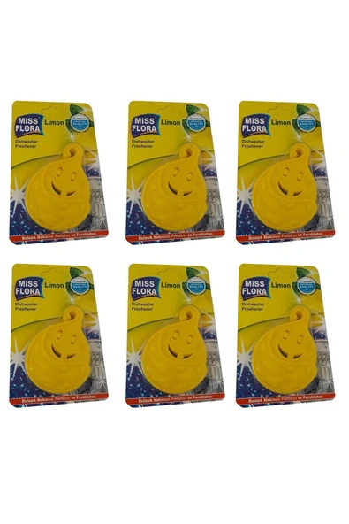 MİSS FLORA BULAŞIK MAKİNESİ PARLATICI & FERAHLATICI 6 ADET