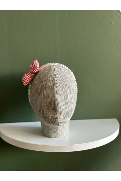 MOISY Pötikare 2'li Bebek Saç Bandı (Kırmızı - Gri) - 3